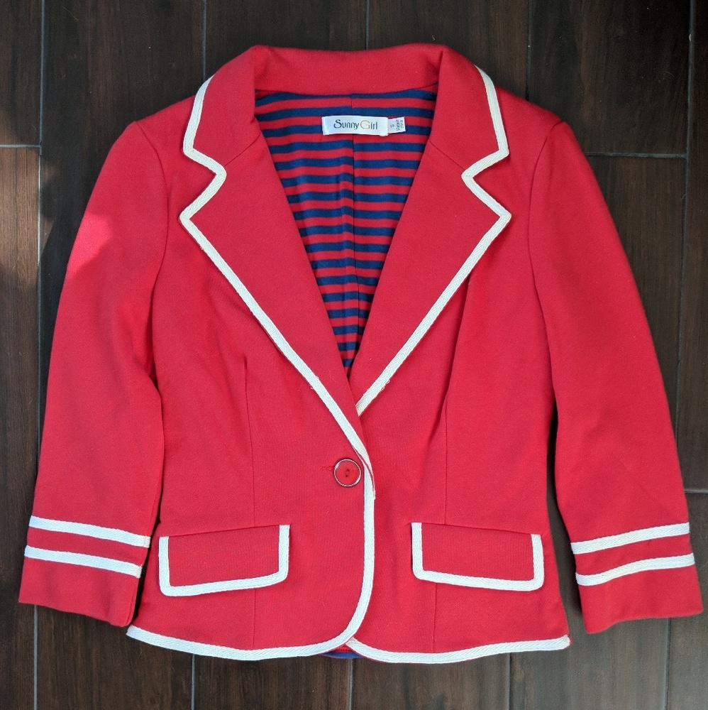 Sunny Girl Red Blazer